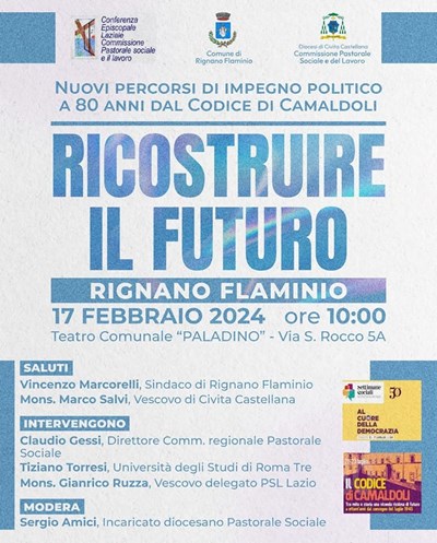 RICOSTRUIRE IL FUTURO Rignano Flaminio ore 10:00